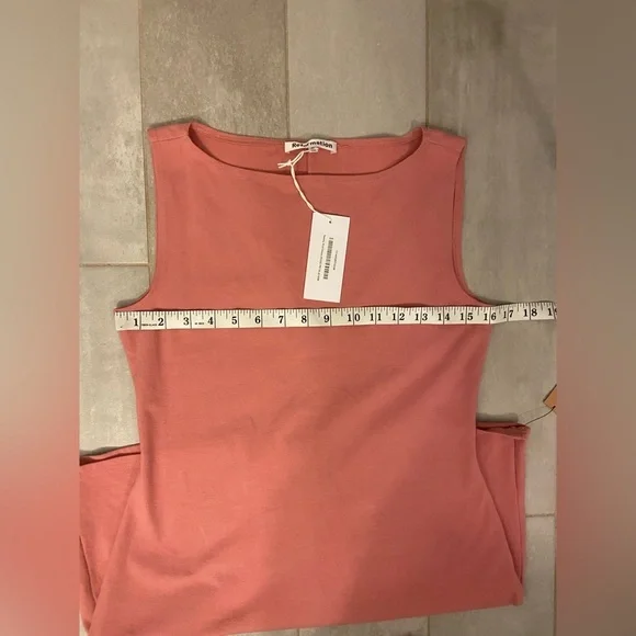 NWT Reformation Nataly Knit Mini Dress Rose Petals Pink Size Medium